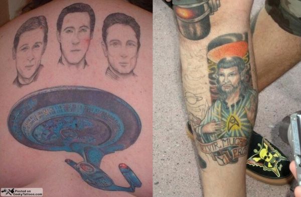 Simple Star Trek Tattoos