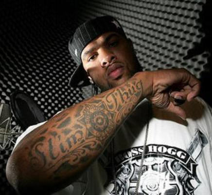 Slim Thug Tattoo On Arm Sleeve