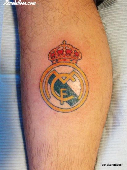 Small Real Madrid Logo Tattoo
