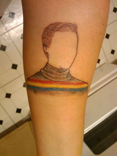 Star Trek Without Face Character Tattoo
