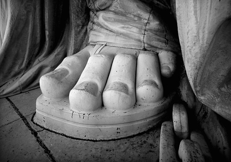 Statue Of Liberty Foot Closeup