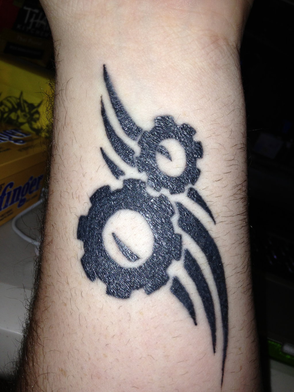 SteamPunk Tattoo On Wrist By Gambit337