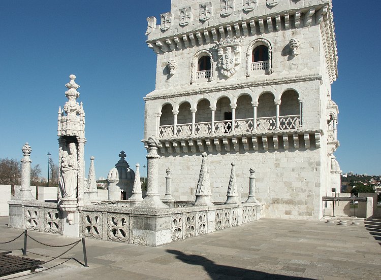 Terrace Of Belem Tower Picture