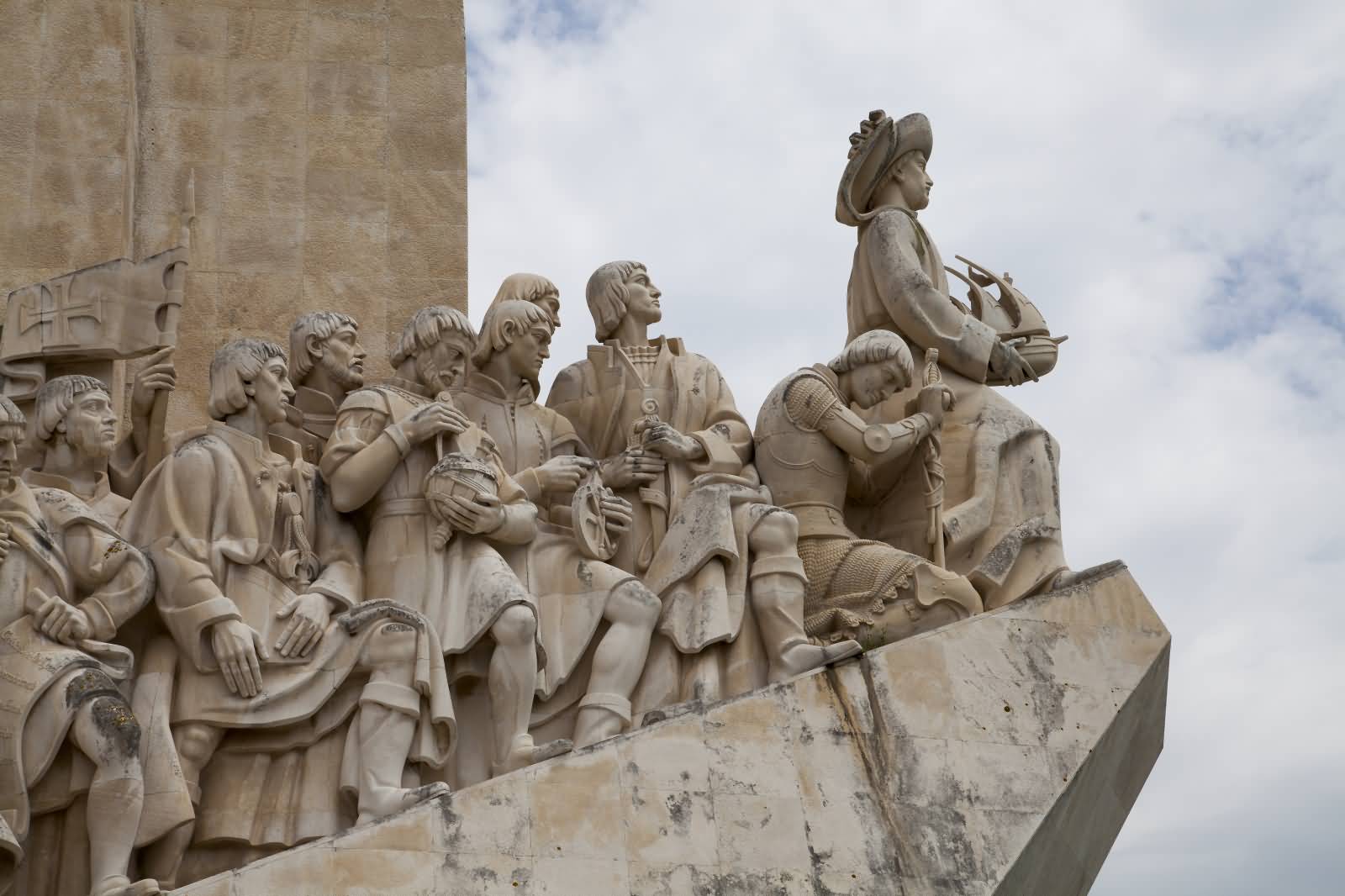 The Early Navigators Statues At Padrao dos Descobrimentos
