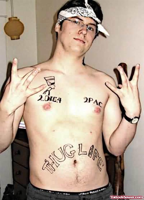 45+ Amazing Thug Life Tattoos And Ideas