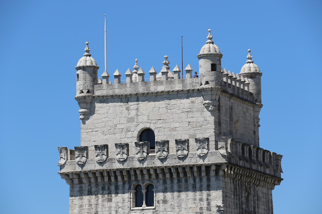 Top Of The Belem Tower In Lisbon