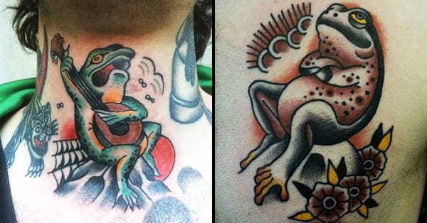 Traditional Frog Tattoos