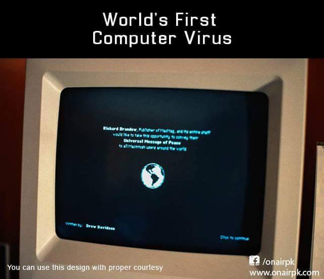 World's First Computer Virus