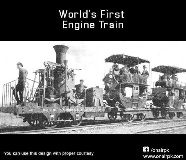 World's First Engine Train
