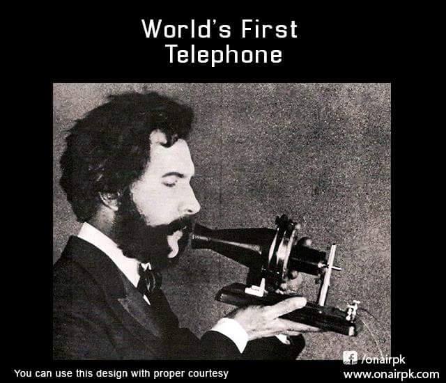 World's First Telephone
