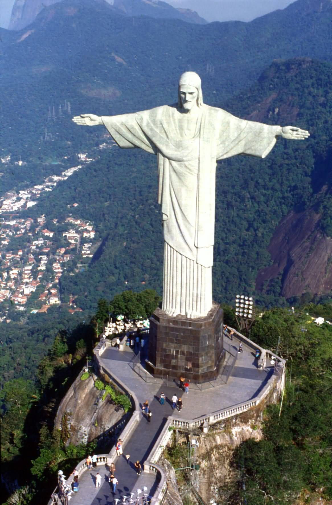 Adorable Aerial View Of Christ The Redeemer
