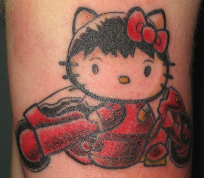 Anime Hello Kitty Tattoo