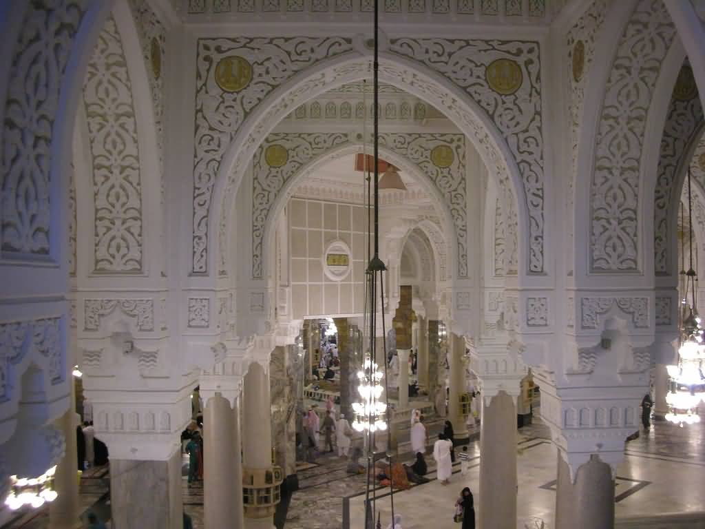Arches Inside The Al-Masjid al-Haram In Mecca