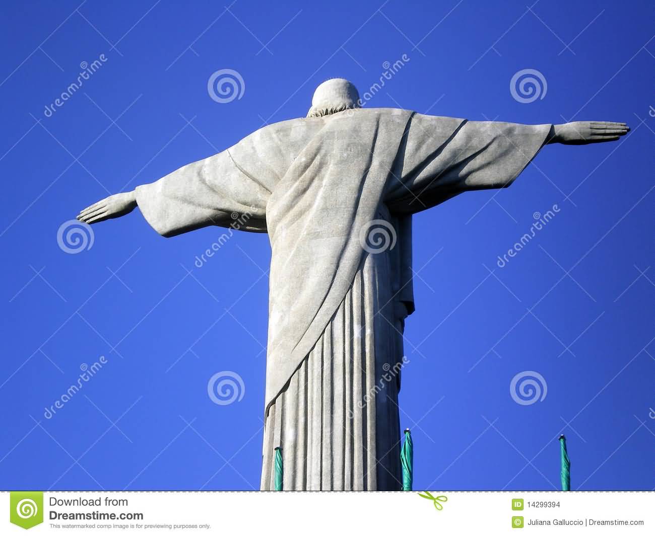 Back View Of Christ The Redeemer Statue Picture