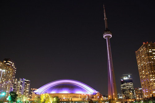 Beautiful Night Picture Of CN Tower