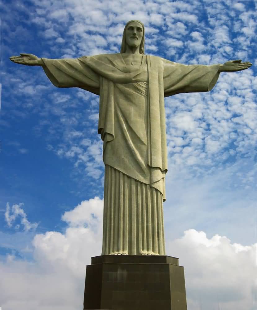 Beautiful View Of Christ The Redeemer Statue