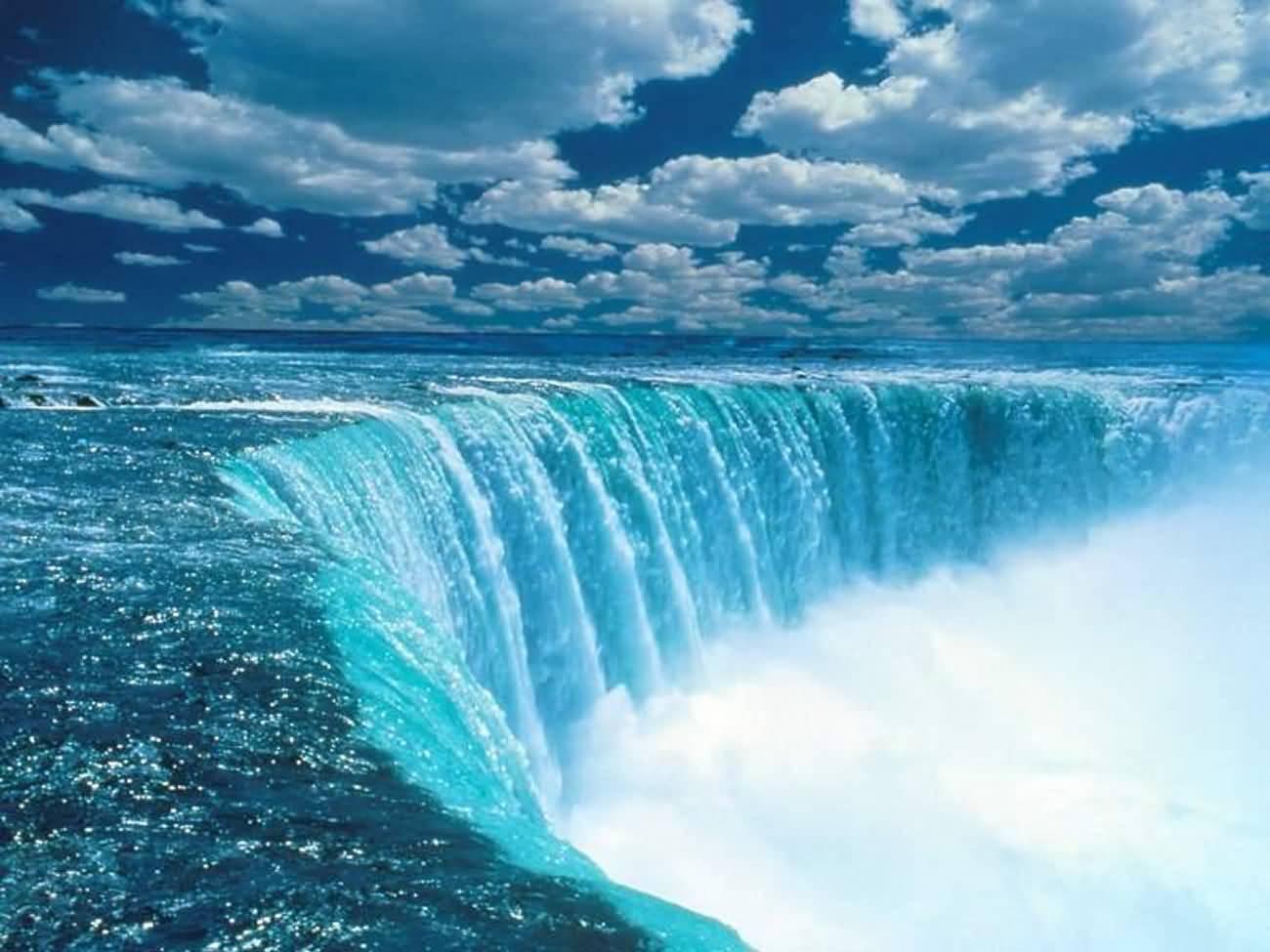 Blue Water Of Niagara Falls