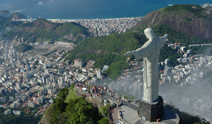 Christ The Redeemer And Rio de Janeiro, Brazil
