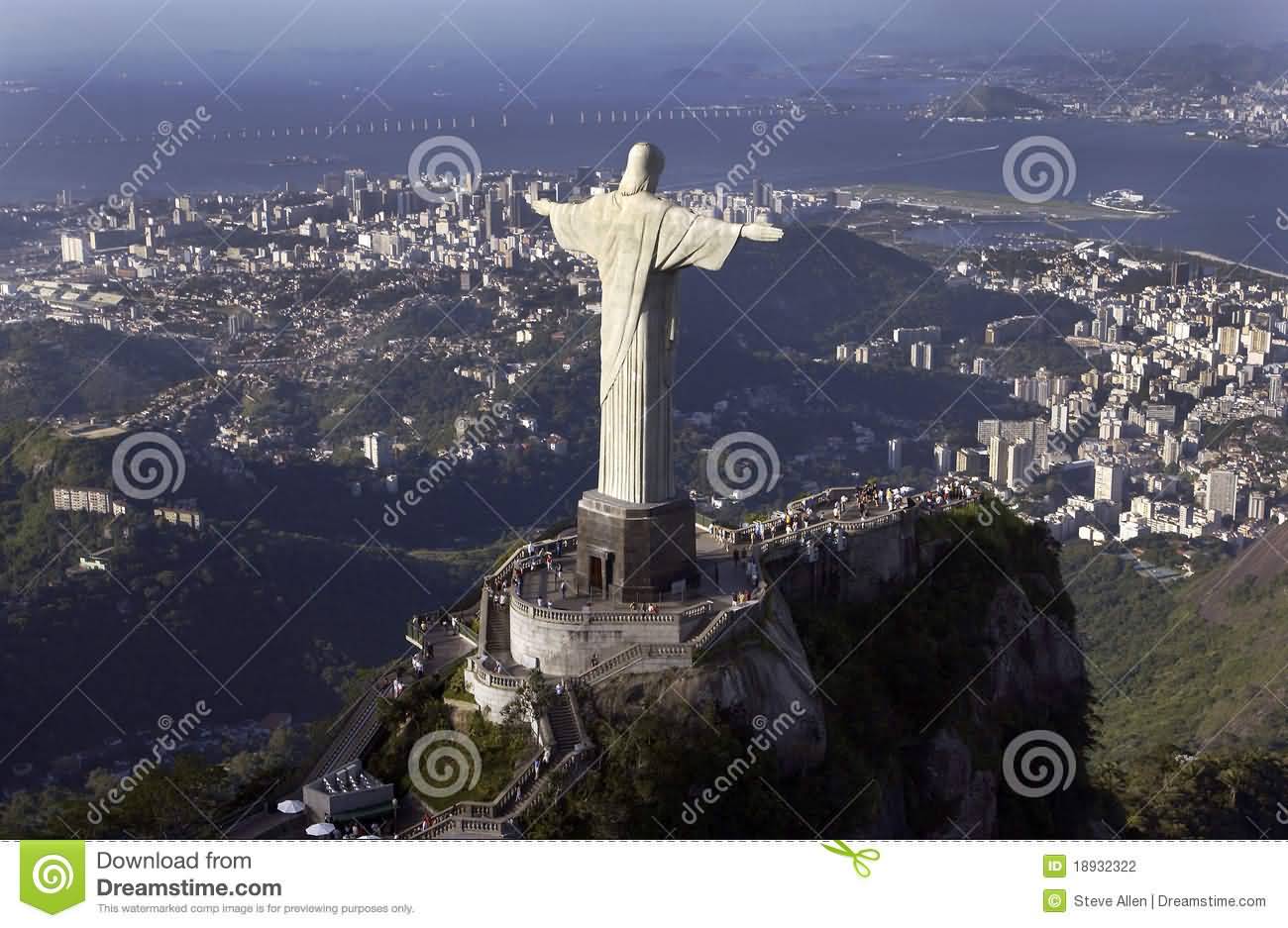 Christ The Redeemer In Rio de Janeiro, Brazil