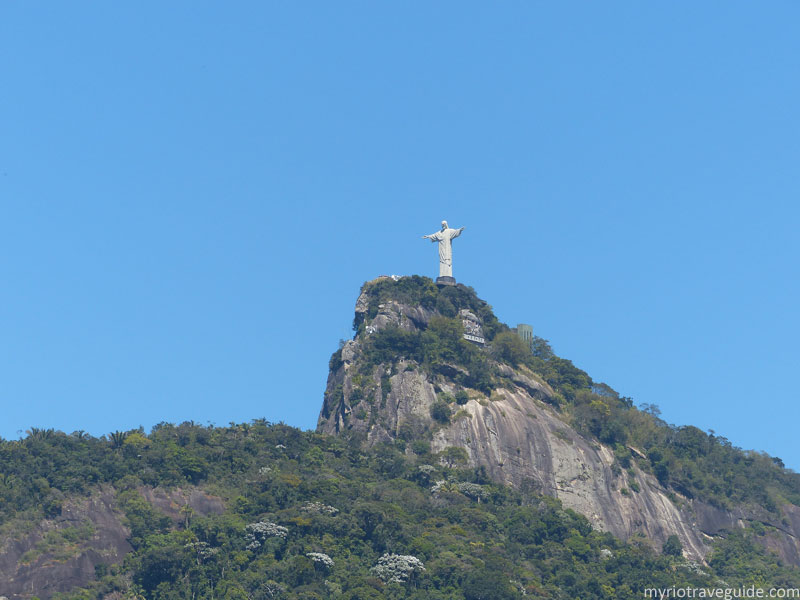Christ The Redeemer On The Corcovado Mountain View From Below