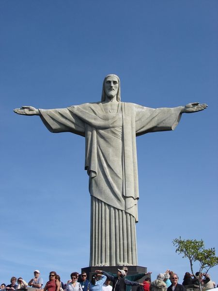Christ The Redeemer Statue In Rio de Janeiro, Brazil