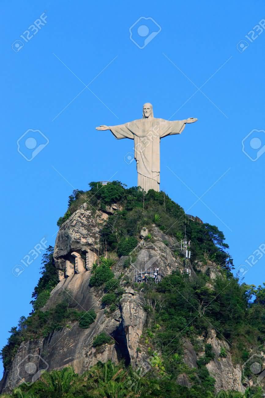 Christ The Redeemer Statue On The Corcovado Mountain
