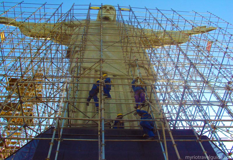 Christ The Redeemer Statue Renovation In 2010