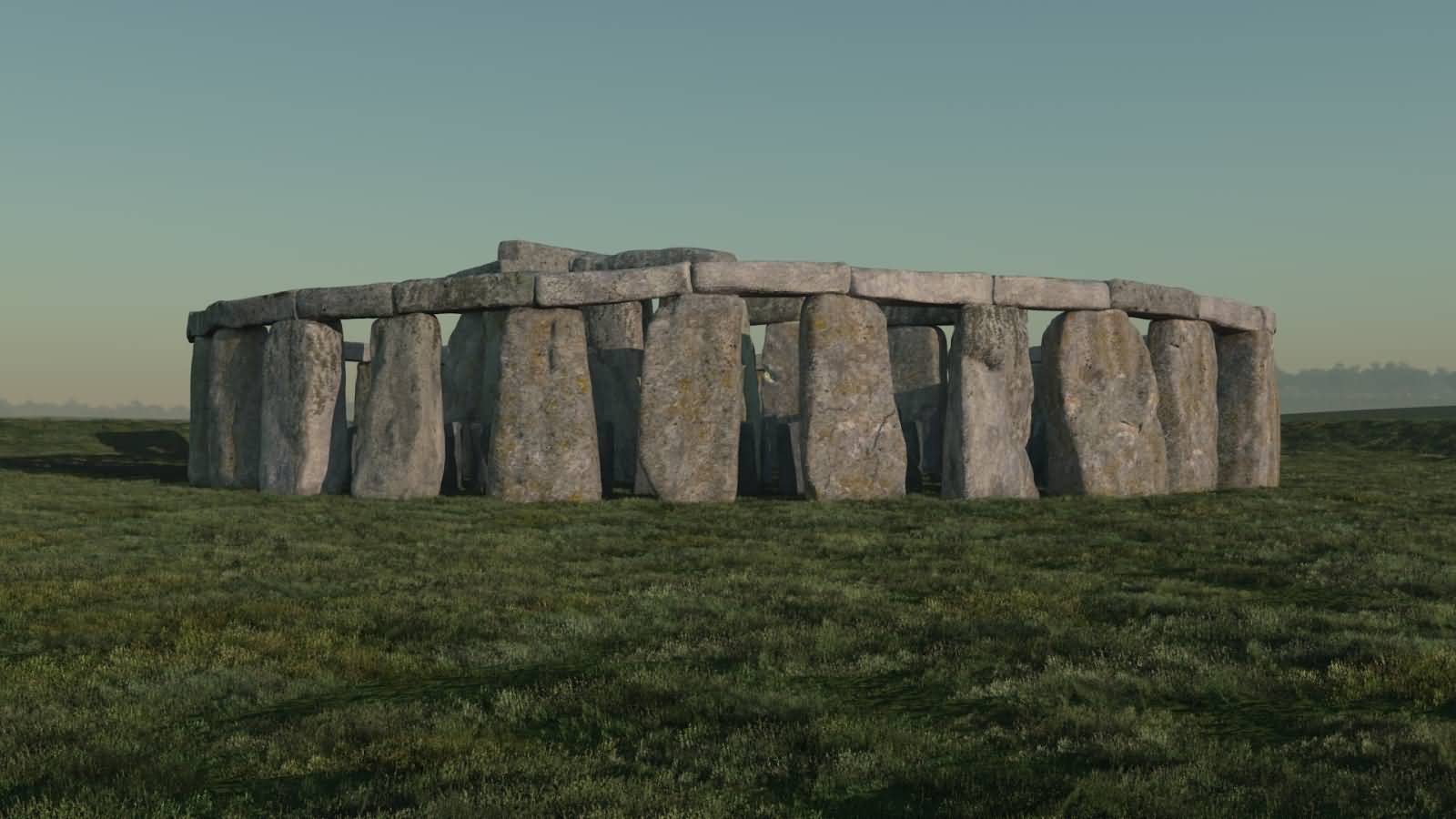 Circle Of Stones Stonehenge Monument