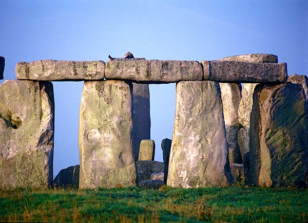 Closeup Of Stonehenge Circle Of Stones