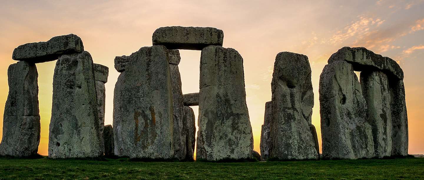 Closeup Of Stonehenge In England