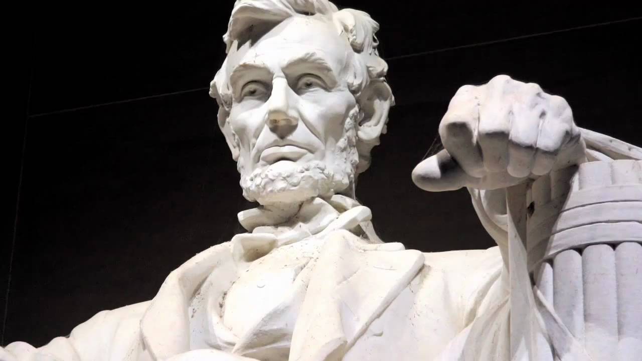 Closeup Of The Statue Of Abraham Lincoln Inside The Lincoln Memorial