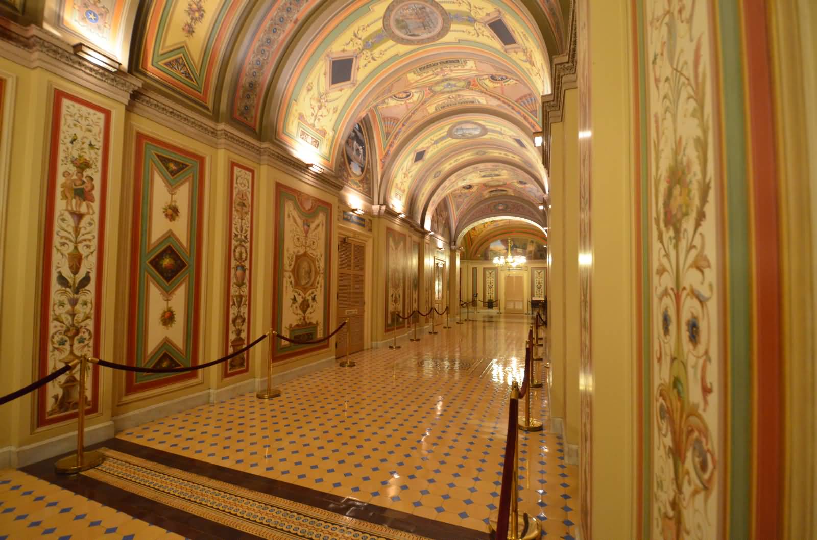 Corridor Inside United States Capitol