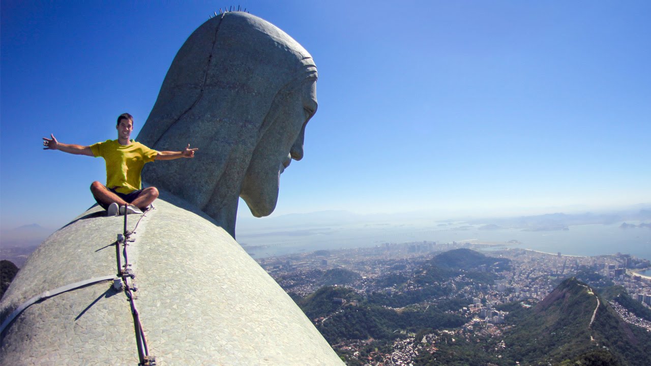 Daredevil Selfie On Top Of Christ The Redeemer Statue