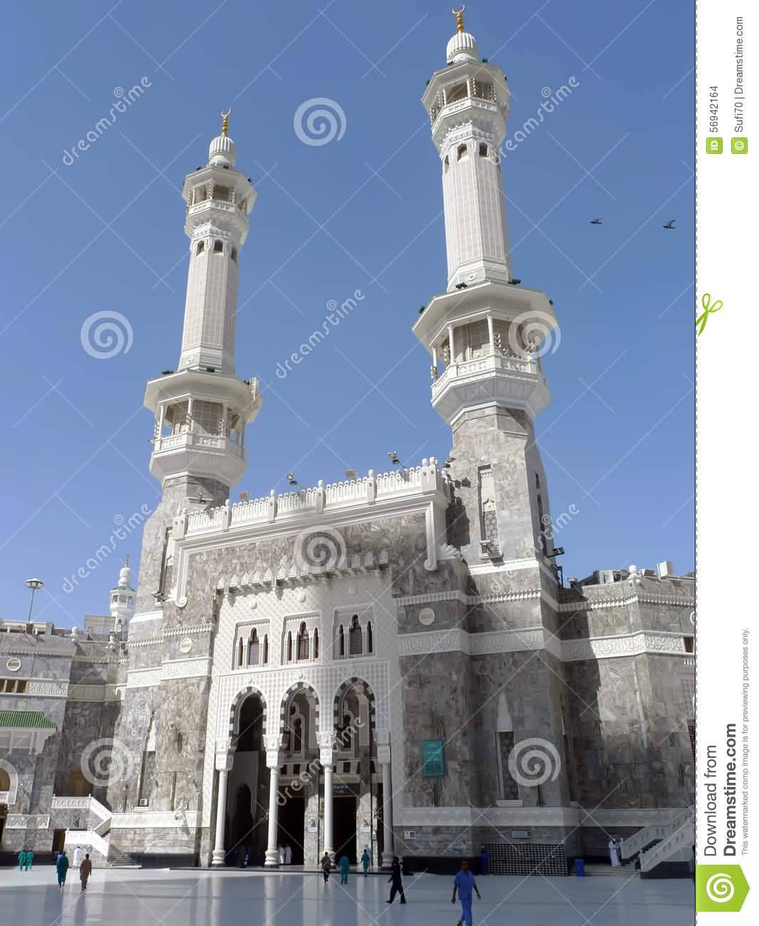 Exterior View Of The Al-Masjid al-Haram In Saudi Arabia
