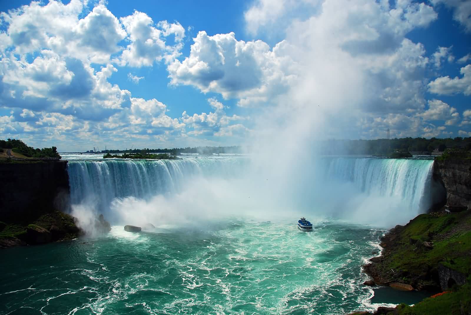 Front View Of Niagara Falls