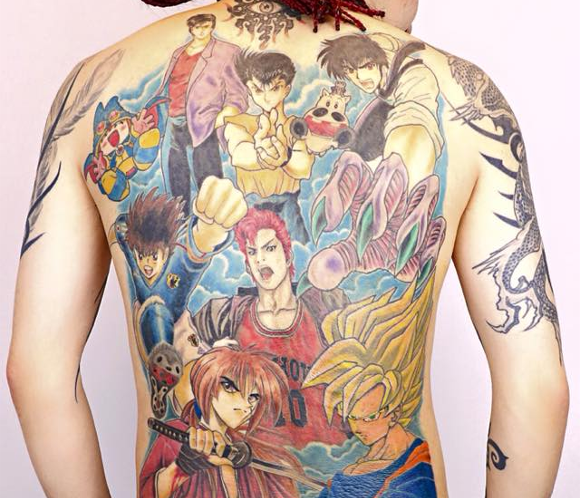 12+ Anime Tattoo Designs