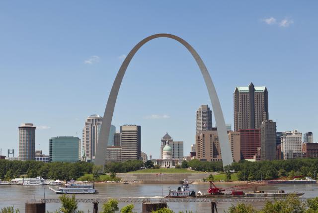 St. Louis Skyline with the Gateway Arch
