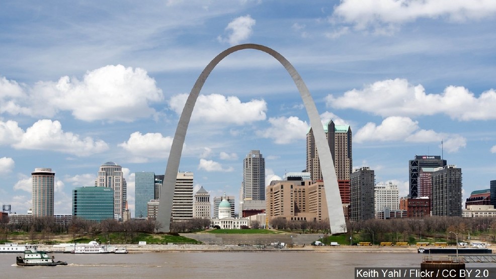 Gateway Arch And Surrounding Buildings Picture