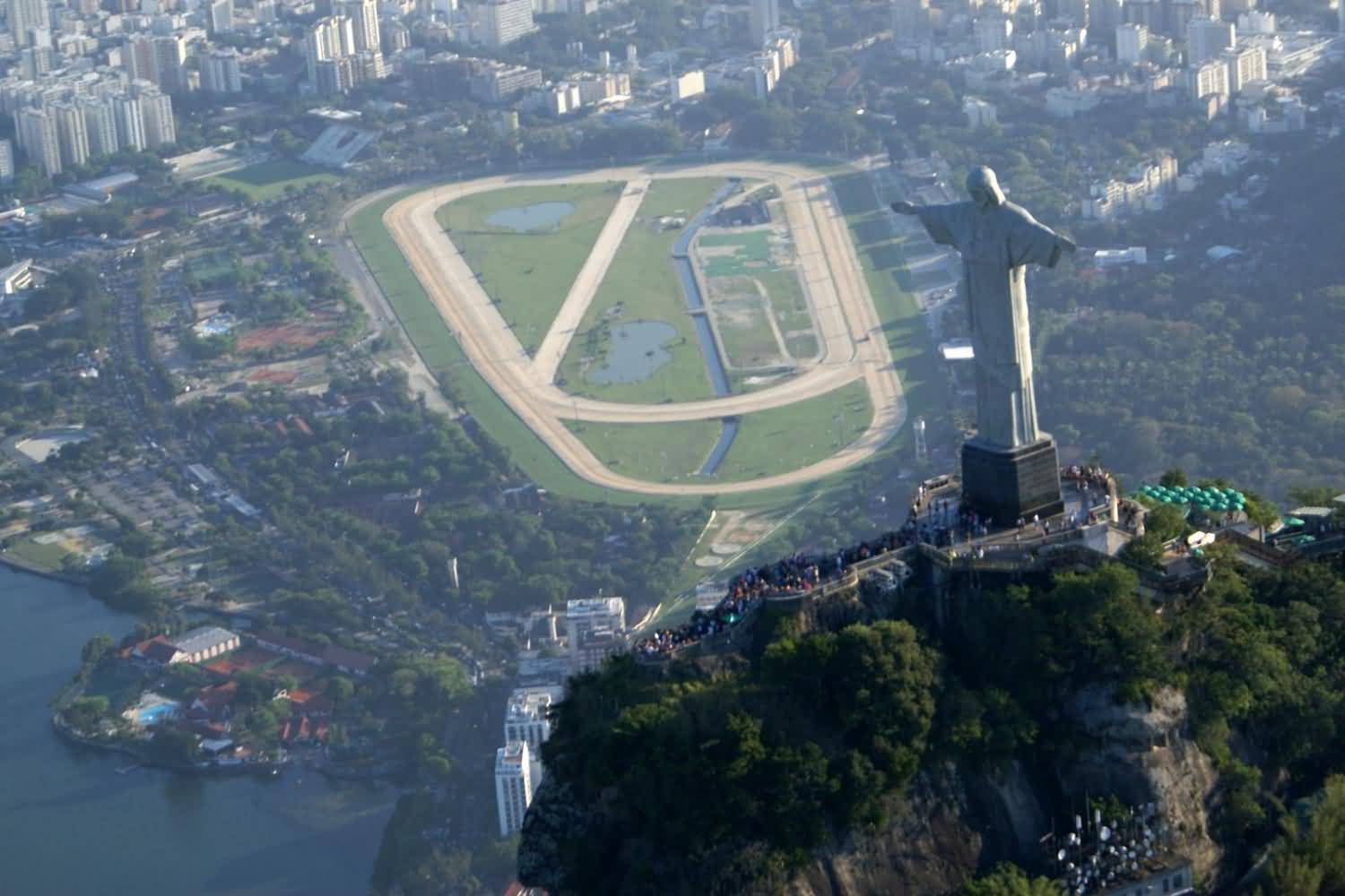 Incredible Aerial View Of The Christ The Redeemer