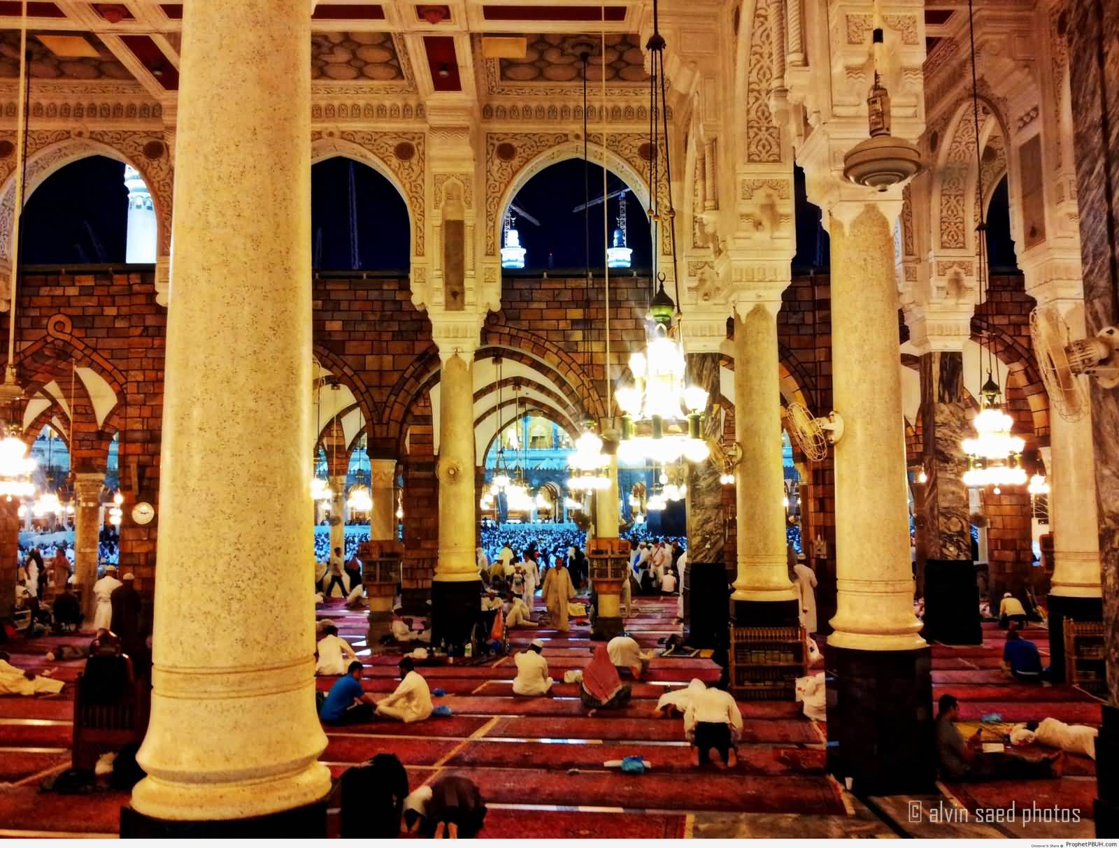 Inside View Of Al-Masjid al-Haram In Mecca, Saudi Arabia