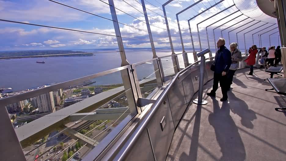 Inside View Of Space Needle Tower