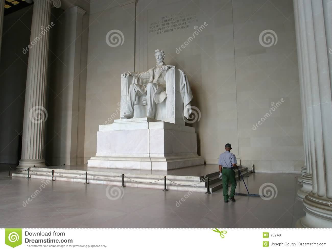 Inside View Of The Lincoln Memorial