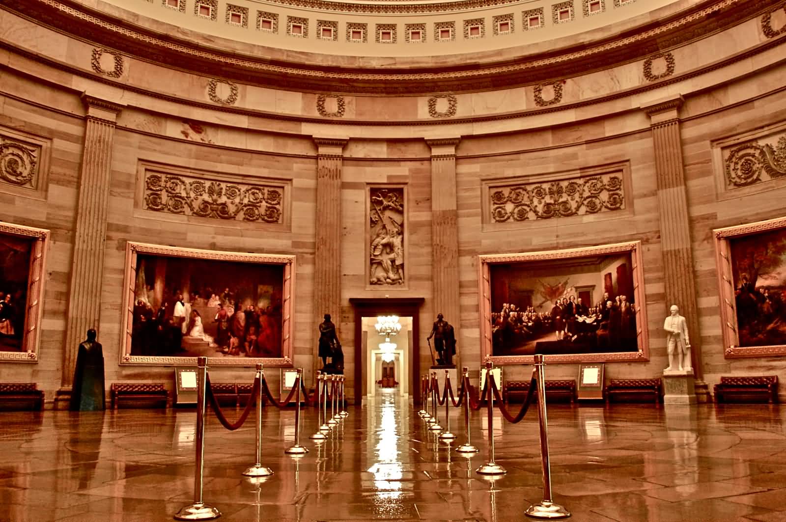 Interior View Of United States Capitol