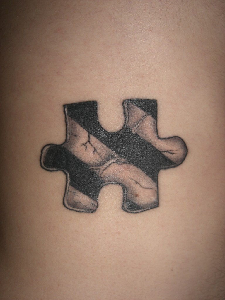 Jigsaw Puzzle Piece Tattoo By Robzillar