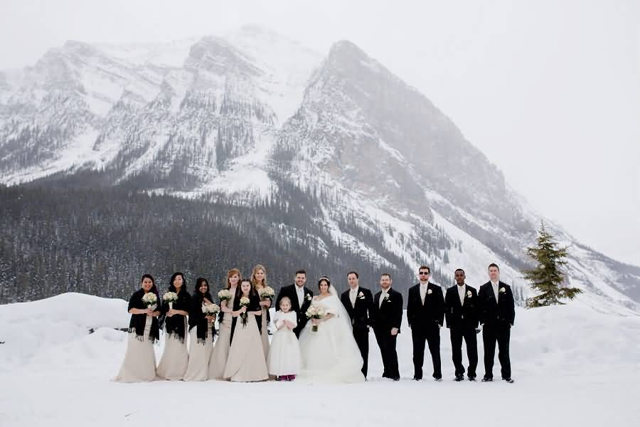 Lake Louise Winter Wedding Photography