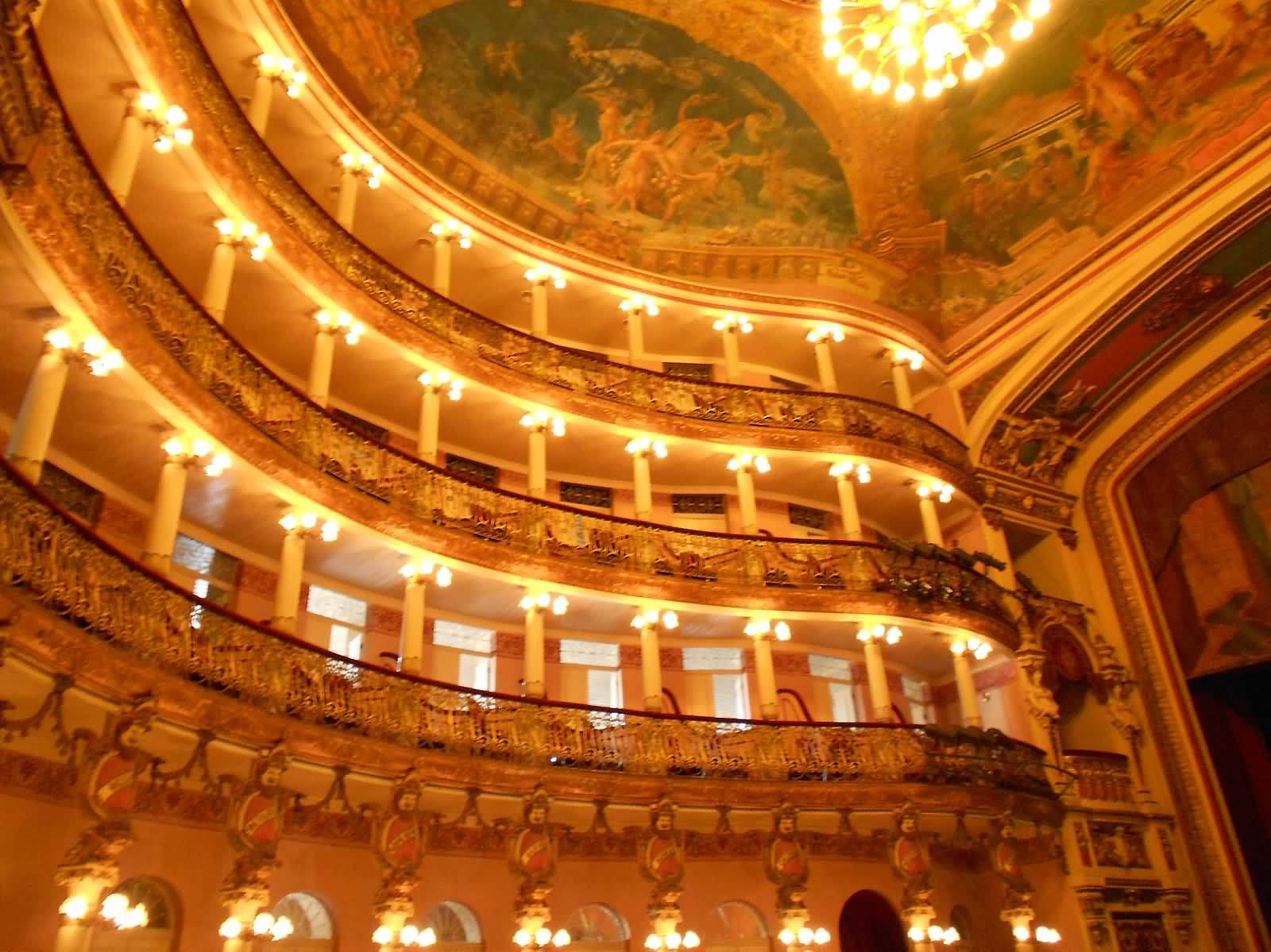 Lighting Inside The Amazon Theatre Opera House