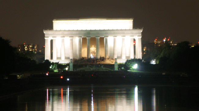 Lincoln Memorial At Night