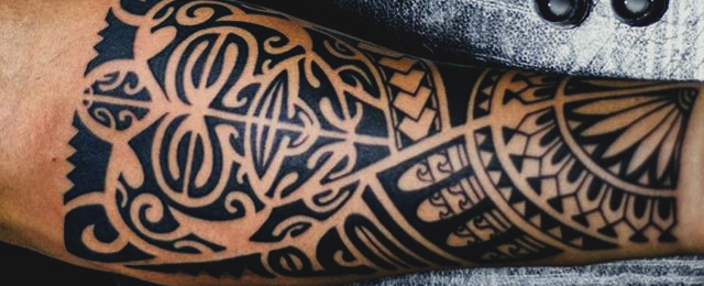 Maori Tattoo On Forearm