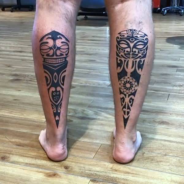 Maori Tattoos On Back Legs