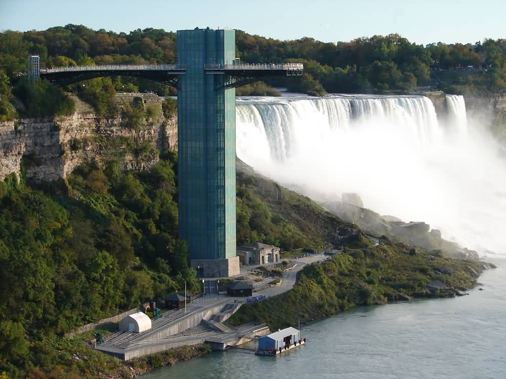 Niagara Falls And Observation Tower Picture